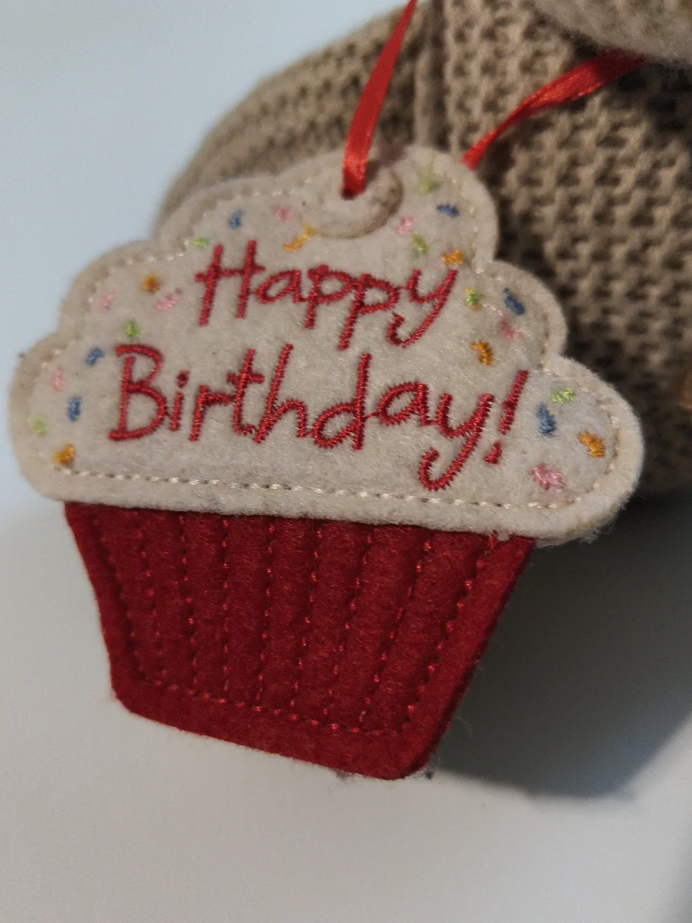 Boofle knitted dog